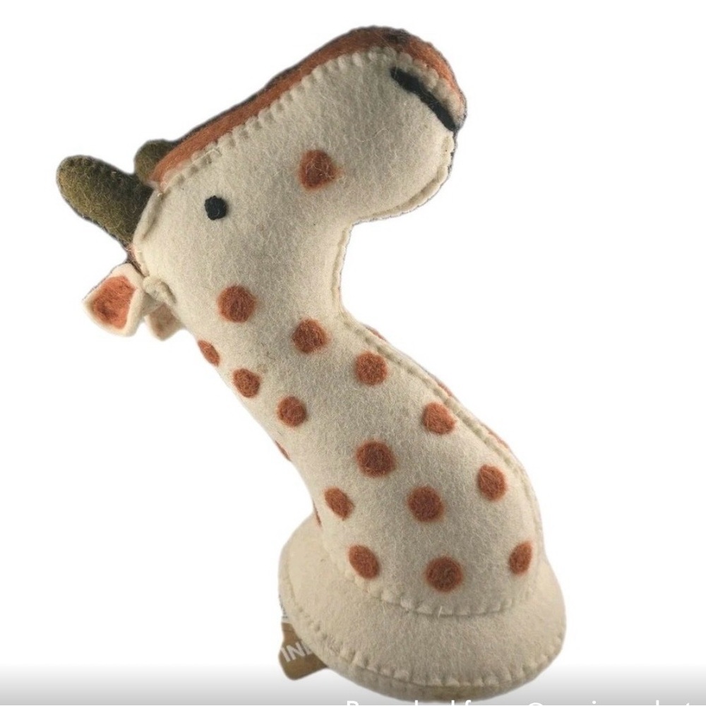 NWT MUD PIE Faux Taxidermy Giraffe Head Wall Mount Nursery Kids decor - Picture 3 of 11